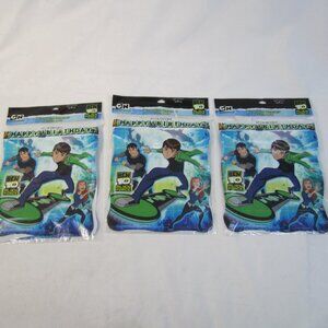 Lot 3 Cartoon Network BEN 10 ALIEN FORCE Happy Birthday Banners-New - 8' 5" Long